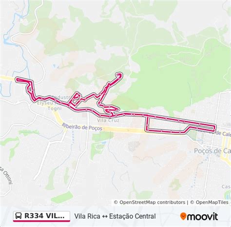 Rota da linha 3344: horários, paradas e mapas 